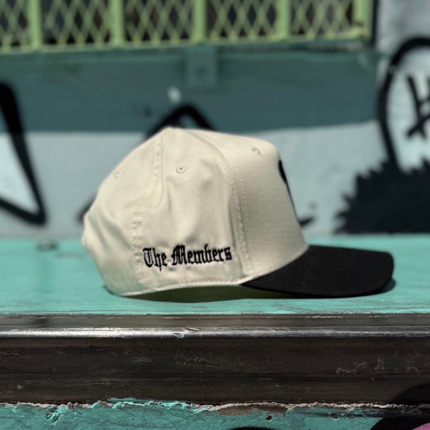 Lost Status “1 of 1” Exclusive Hat - Cream/Black Snapback (Inspired By Nipsey Hussle Proud 2 Pay Method)